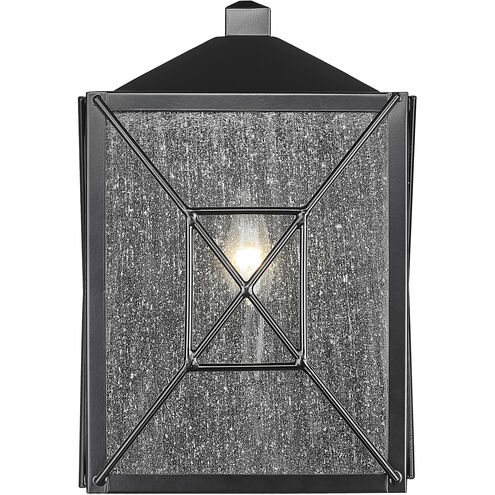 Caswell 1 Light 12.63 inch Powder Coated Black Outdoor Wall Sconce